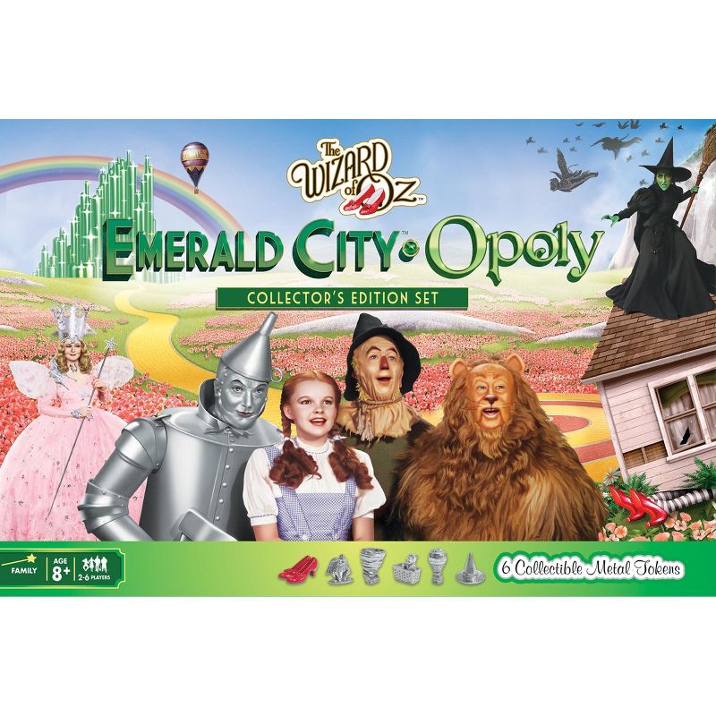MasterPieces Opoly Family Board Games - The Wizard of Oz Emerald City Opoly, 1 of 7