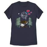 Women's Star Wars Valentine's Day Han and Leia Holding Hands T-Shirt