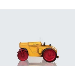 Old Modern Handicrafts Metal Handmade Steam Roller Model – Handcrafted Metal Figurine, 10.5" Length, Decorative Collectible - 1 of 4