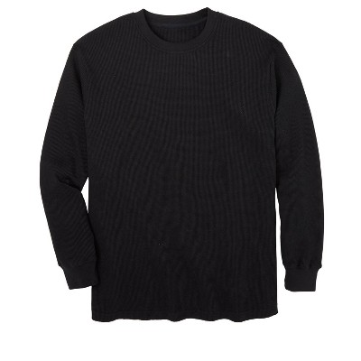 Kingsize Men's Big & Tall Waffle-knit Thermal Waffle Crewneck Tee ...