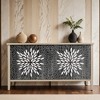 Sideboard Buffet Cabinet, Storage Cabinet with Storage,Modern Storage Cabinet with 4 Doors & Adjustable Shelves for Living Room - Leovsnove - 2 of 4