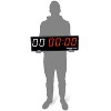 Meister GoHard 4" Indoor 6 Digit Sports Timer with Remote - Black - 3 of 4