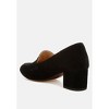 Astra Block Heel Suede Loafers - 3 of 4