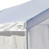 Caravan Canopy Domain Car Port Tent Sidewalls w/ Straps, White (Sidewalls Only) - image 3 of 4