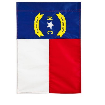 Evergreen Flag  NC State  Garden Applique Flag