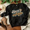 Simply Sage Market Women's Graphic Sweatshirt Retro Happy Hanukkah Distressed - 2 of 4