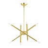 Livex Lighting Soho 8 - Light Chandelier in  Polished Brass - 3 of 4