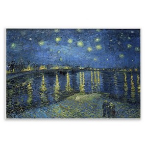 Stupell Industries Starry Night Over Rhone Classic Wall Plaque Art - 1 of 4