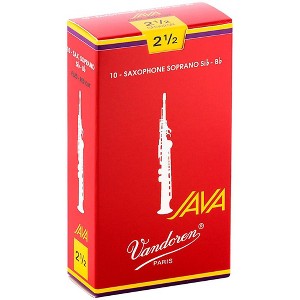 Vandoren JAVA Red Soprano Saxophone Reeds - 1 of 2