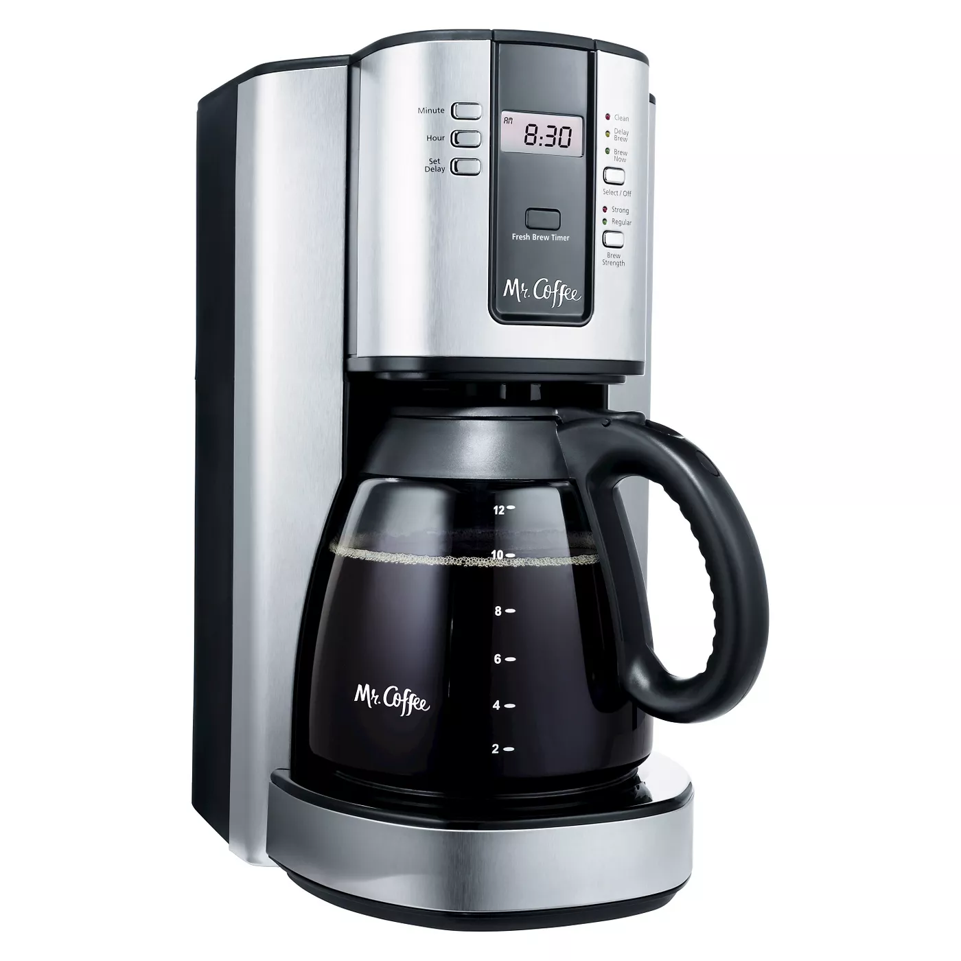 Mr. Coffee 12 Cup Programmable Coffee Maker - Stainless Steel BVMC-TJX37 - image 1 of 5