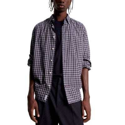 Tommy Hilfiger Natural Soft Flex Mini Tartan Button Up