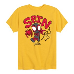 Boys' - Marvel - Spider-Man And His Amazing Friends Doodle Spin Short Sleeve Graphic T-Shirt - 1 of 4