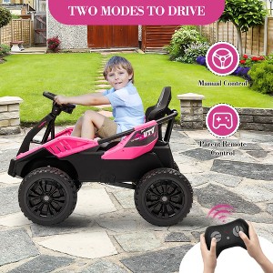 24V Kids Electric ATV,200W 4x4 Ride-on Car with Parent Remote Control, Metal Frame & 4 Shock Absorbers - 1 of 4