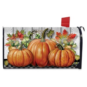 Briarwood Lane Fall Mailbox Cover  - Standard Size - Country Pumpkins Oversized For Fall Mailbox Cover - 1 of 3