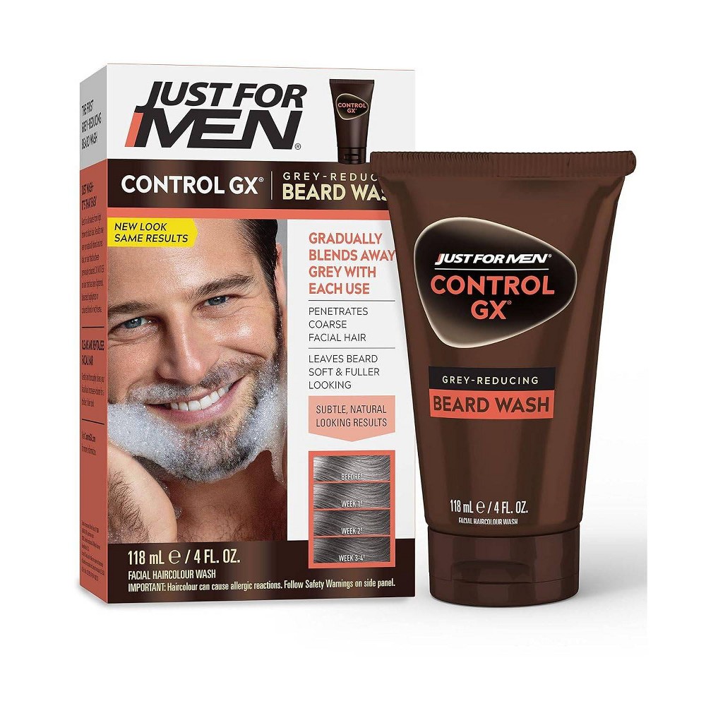 Photos - Hair Product Just For Men Control GX Beard Wash 4 floz