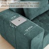 Modern 107"  Oversized Sectional Sofa Couch with Pillows for Living Room - 3 of 4
