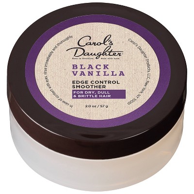 Carol's Daughter Black Vanilla Moisture & Shine Edge Control Smoother for Dry Hair with Aloe Edge Tamer - 2oz