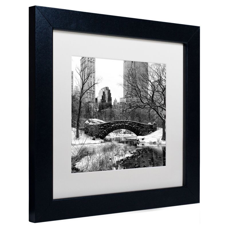 Trademark Fine Art - Philippe Hugonnard 'Gapstow Bridge Central Park' Matted Framed Art, 1 of 4