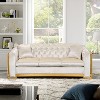 NicBex 81.1 Inch 3 Searter Sofa Couch with Soft Cushion Upholstered Leisure Couch with 2 Pillows for Living Room - 4 of 4