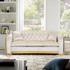 NicBex 81.1 Inch 3 Searter Sofa Couch with Soft Cushion Upholstered Leisure Couch with 2 Pillows for Living Room - image 4 of 4