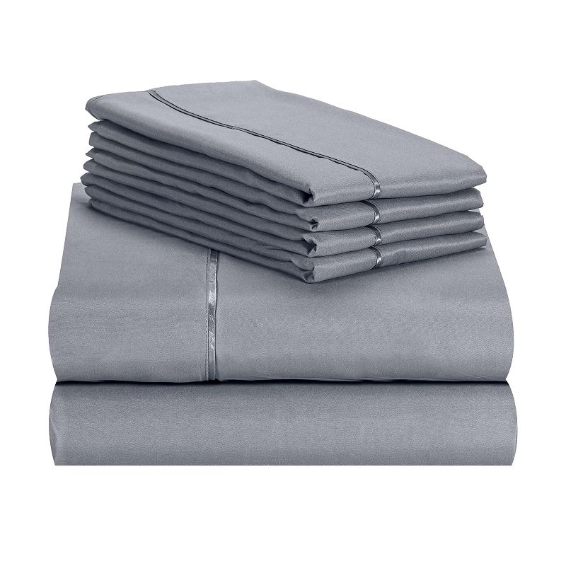Rayon From Bamboo Solid Performance Sheet Set - Luxclub, 1 of 6
