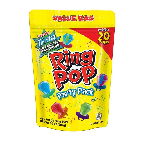 Ring Pop Lollipops And Hard Candies Halloween Party Pack - 10oz/20ct ...