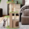Costway 5-Tier Cat Tree Tower 44'' Cat Climbing Stand Perch with Sisal Scratching Posts - 3 of 4