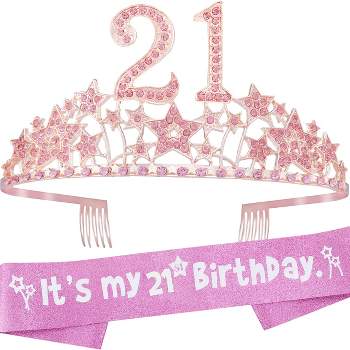Finally 21 Girl - 21st Birthday - DIY Party Supplies - Birthday Party DIY  Wrapper Favors & Decorations - Set of 15