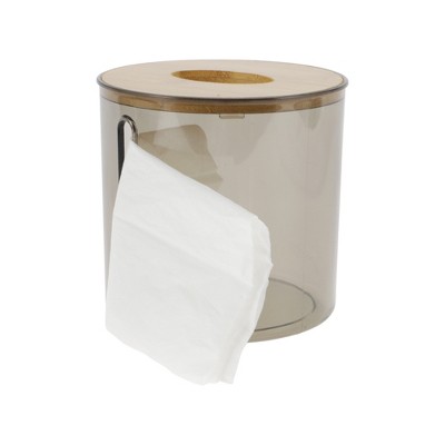 Unique Bargains Convenient Round Tissue Box Holder 1 Pc