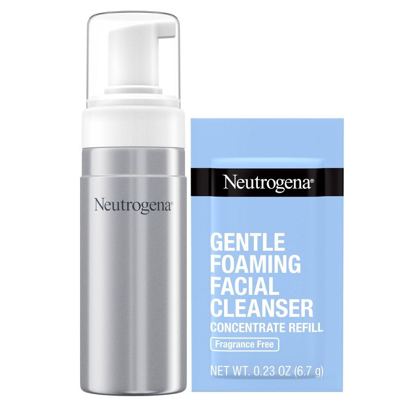 Neutrogena Gentle Foaming Facial Cleanser Starter Kit - Fragrance Free - 8oz, 3 of 16