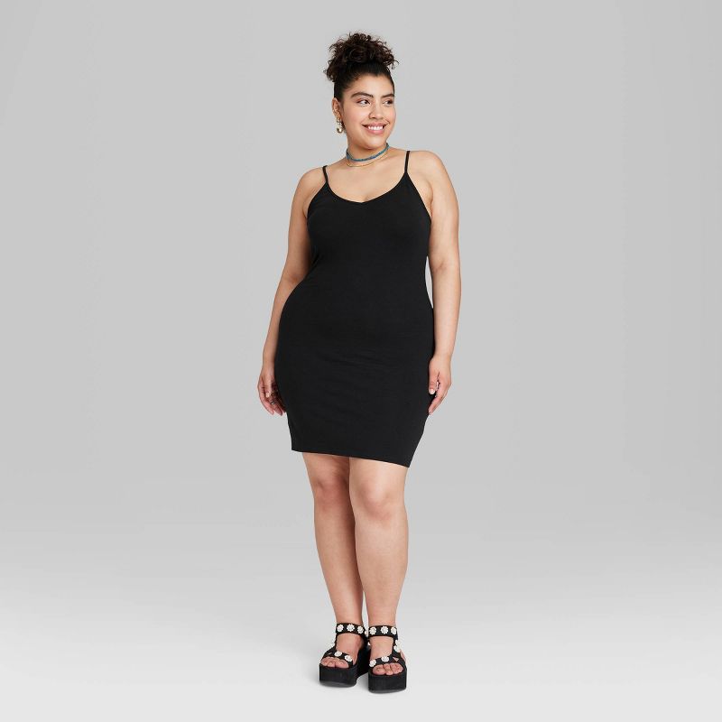 Women's Strappy Bodycon Knit Dress - Wild Fable™, 3 of 10