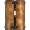 Possini Euro Design Possini Euro Julian 8 1/4" High Rustic Bronze Metal Wall Sconce - 4 of 4