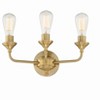 Craftmade Lighting Bridgestone 3 - Light Vanity in  Satin Brass - 4 of 4