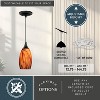 VAXCEL Milano Mini Pendant Ceiling Art Glass Shade - 4 of 4