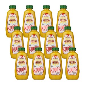 Koops' Organic Original Yellow Mustard - Case of 12/12 oz - 1 of 4
