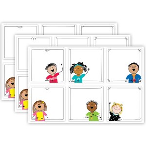 Creative Teaching Press® Stick Kids 6" Designer Cut-Outs, 36 Per Pack, 3 Packs - 1 of 3