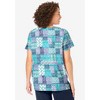 Woman Within Plus Size 7-Day Print Patchwork Knit Tunic - 3 of 4