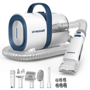 Oneisall LM2 7-in-1 Pet Grooming Vacuum Kits: 1.5L Dust Cup, 7 Tools, Clipper & Nail Grinder, for Dog & Cat (Cyber Monday Sale) - 1 of 4
