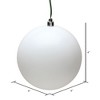 Vickerman White Ball Ornament - 2 of 4