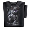 Collections Etc Middle Paw Kitten Novelty Short Sleeve Graphic Tee X-Large Gender Neutral Black - 4 of 4