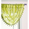 Kate Aurora Organza Sheer Milawi Complete 5 Piece Window Curtain Set - 2 of 4