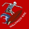 Men's Design By Humans Halloween Surfing Zombie Skeleton Funny Costume t shirt By graceandfinn Tank Top - 2 of 3