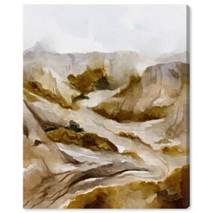 Art Remedy Winter End Rock Mountain Landscape Wall Art Unframed - 1 of 4