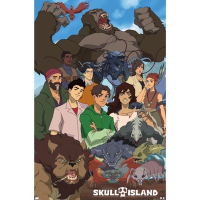 Trends International Skull Island - Group Framed Wall Poster Prints
