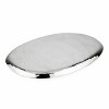 Inox Artisans Full Polished Stainless Steel 18"X11" Oval Service Tray - 2 of 3