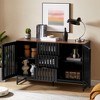 Bella Depot 47.3''W Sideboard Cabinet with 3 Drawer and 4 Shelves - 3 of 4