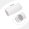 Unique Bargains Water Plumb DIY Crafts High Impact Rigid Round Pipes 8" Length ID 3.2" OD 3.54" White - 2 of 4