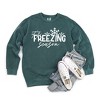 Simply Sage Market Women's Garment Dyed Graphic Sweatshirt It's Freezing Season - 3 of 3