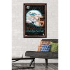 Trends International NFL Miami Dolphins - Neon Helmet 23 Framed Wall Poster Prints - 2 of 4