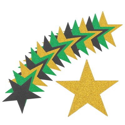 Unique Bargains Decor Cutouts Material Colorful Cardboard Five Star Paper 80 Pcs